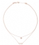 Super Stylish  Necklace Infinity Zirkonia rose (078)